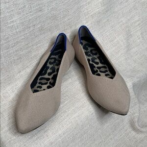 Rothy’s The Point Elegant Beige Women's Flats